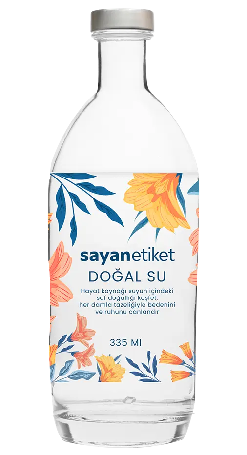 Natural Water Label